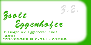zsolt eggenhofer business card